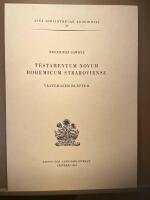 Testamentum novum bohemicum strahoviense. V&auml;ster&aring;ser bl&auml;tter