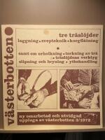 V&auml;sterbotten  3/1972.  Tre tr&auml;sl&ouml;jder