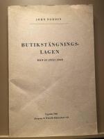 Butikst&auml;ngningslagen , den 21 juli 1948