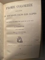 Flore des Alpes / Flore colori&eacute;e portative du touriste dans les alpes.