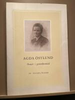 Agda &Ouml;stlund. Pionj&auml;r i genombrottstid