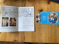The Royal Wedding. The marriage of H.R.H.  The prince of Wales and The Lady Diana Spencer.  St, Paul&acute;s Cathedral 29 juli 1981.   Official Programme