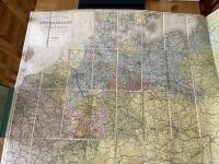 Post-, Reise-und Eisenbahn-karte von Deutschland, der Schweitz, den Niederlanden und Belgien