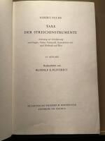 Taxe der streichinstrumente.  Anleitung zur Einsch&auml;tzung von geigen, Violen, Violoncelli, Kontrab&auml;ssen usw. nach Herkunft und Wert