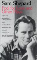 Fool For Love and Other Plays