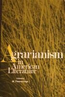 Agrarianism in American Literature