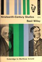 Nineteenth-Century Studies: Coleridge to Matthew Arnold