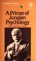 A Primer of Jungian Psychology