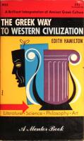 The Greek Way to Western Civilization