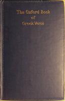 The Oxford Book of Greek Verse