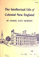 The Intellectual Life of Colonial New England