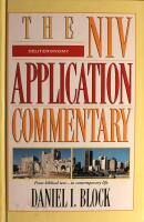Deuteronomy: The NIV Application Commentary