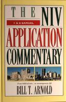 1 & 2 Samuel: The NIV Application Commentary