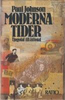 Moderna tider: Tjugotal till &aring;ttiotal