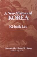 A New History of Korea