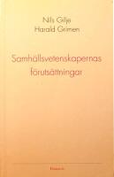 Samh&auml;llsvetenskapernas f&ouml;ruts&auml;ttningar