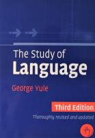The Study of Language
