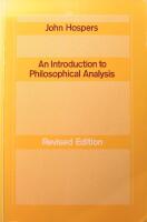 An Introduction to Philosophical Analysis