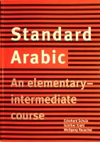 Standard Arabic: An Elementary-Intermediate Course