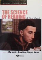 The Science of Reading: A Handbook