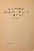 Den svenska insatsen i Finlands frihetskrig 1918