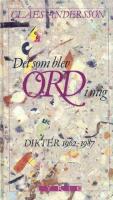 Det som blev ord i mig: Dikter 1962-1967