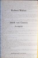 Jakob von Gunten: En dagbok