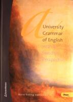 University Grammar of English with a Swedish Perspective