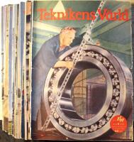 Teknikens V&auml;rld: Flyg - Popul&auml;r Teknik - Tidskrift f&ouml;r Flygvapnet - Organ f&ouml;r Svenska Pilotf&ouml;reningen - &Aring;rg&aring;ng 1950: Nr 1-26 (komplett &aring;rg&aring;ng)