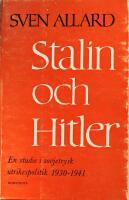Stalin och Hitler: En studie i sovjetrysk utrikespolitik 1930-1941