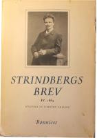 Strindbergs brev - IV. 1884