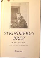 Strindbergs brev - IX. 1892 - januari 1894