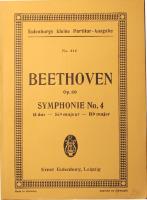 Symphonie No. 4 B dur Op. 60