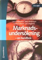 Marknadsunders&ouml;kning: En handbok