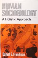 Human Sociobiology: A Holistic Approach
