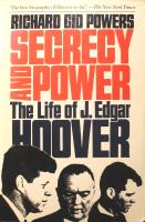 Secrecy and Power: The Life of J. Edgar Hoover