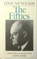 The Fifties: From Notebooks and Diaries of the Period