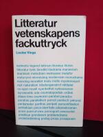 Litteraturvetenskapens fackuttryck