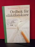 Ordbok f&ouml;r sl&auml;ktforskare