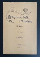 Ryssarnas bes&ouml;k i Norrk&ouml;ping &aring;r 1719.