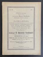 F&ouml;rteckning &ouml;fver /&hellip;/ Civilingeni&ouml;ren Oscar Wollerts /&hellip;/ oljem&aring;lningar, pasteller och akvareller av in-och utl&auml;ndska konstn&auml;rer, m&ouml;bler och konstmobilier, skulpturer, kermaik, f&ouml;rem&aring;l av guld och silfver, bijouterier, miniatyrer, glas och kristaller, gravyrer, mattor m.m.