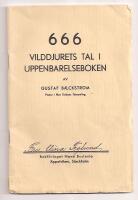 666 - Vilddjurets tal i Uppenbarelseboken. 