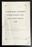&Auml;r eller skall koncession till jernv&auml;gsanl&auml;ggning blifva monopol till uteslutande af annan s&aring;dan och till f&ouml;rryckande af allm&auml;nna samf&auml;rdseln? : Aftryck ur tidningen "Korrespondenten fr&aring;n Landskrona" f&ouml;r den 4 sept. 1875. 