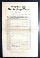 &Ouml;sterg&ouml;tlands L&auml;ns Markeg&aring;ngs-Taxa f&ouml;r &aring;r 1880.