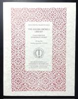 The Anders Fr&ouml;sell Library - Early printed numismatic books. 2010. 