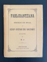 Fahlcrantziana. Ordlekar och infall af biskop Kristian Erik Fahlcrantz (utgifne af E-d).