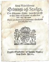 Skogsordningen 1664 &ndash; Kongl. m.tz til Swerige Ordningh och Stadga, om Skogarne i Rijket (1664)