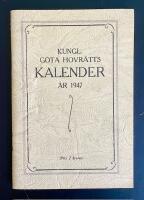 Kungl. G&ouml;ta hovr&auml;tts kalender. 1947