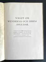 N&aring;got om wenderna och deras avgudar - Korta utdrag ur W. Kloss historiska anteckningar utg. i Berlin 1833.