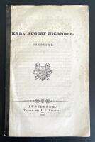 Karl August Nicander. Nekrolog.